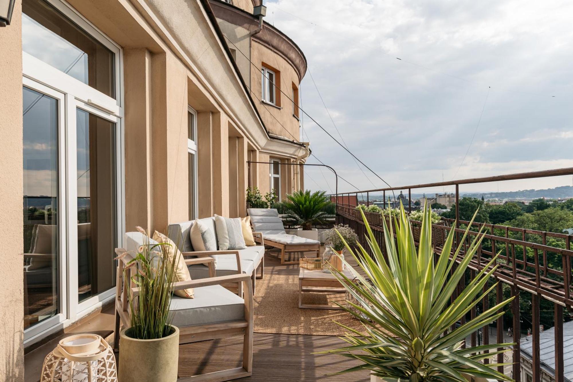 Апартаменты Penthouse Panorama - Loftaffair Краков Экстерьер фото