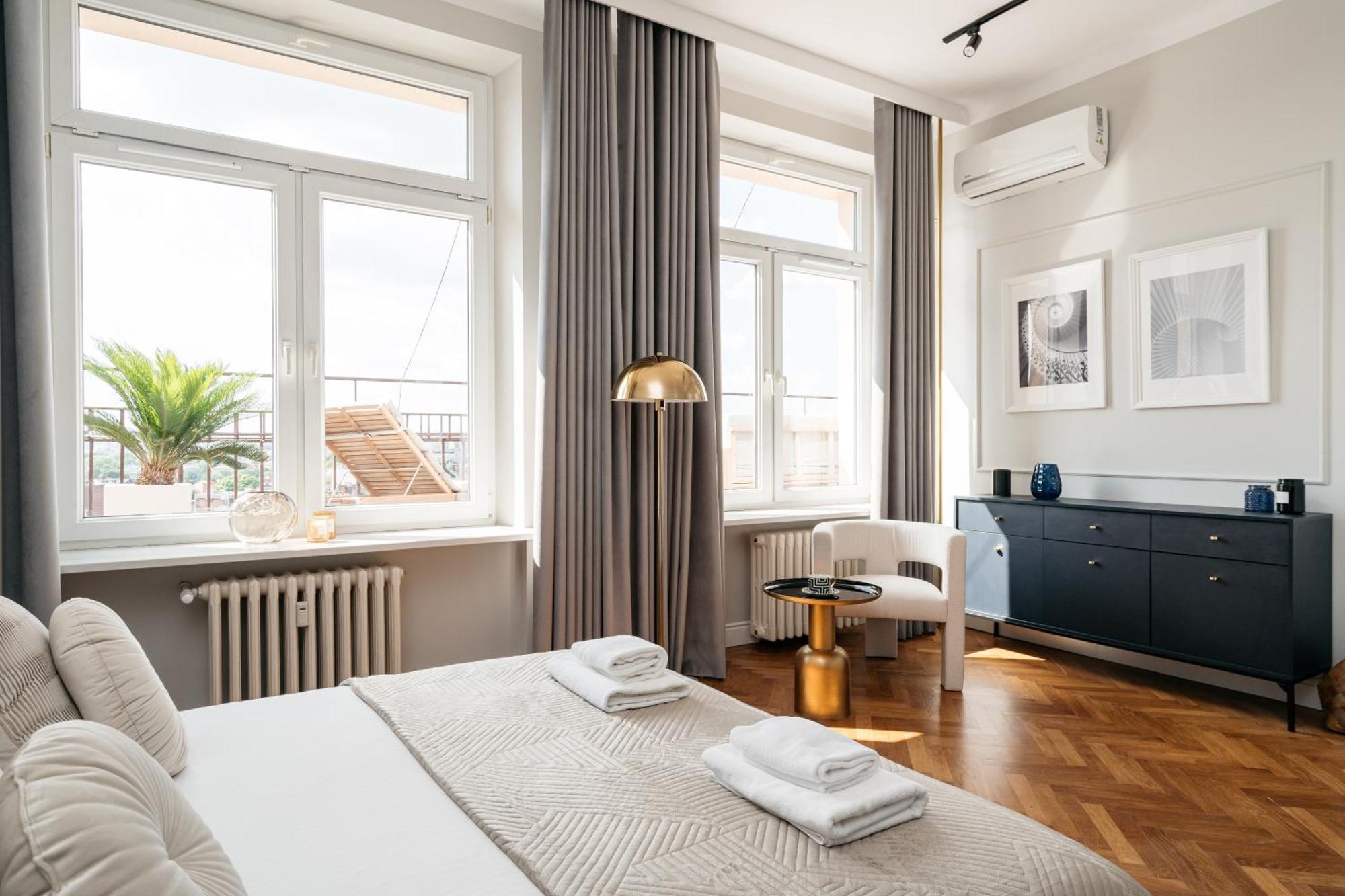 Апартаменты Penthouse Panorama - Loftaffair Краков Экстерьер фото