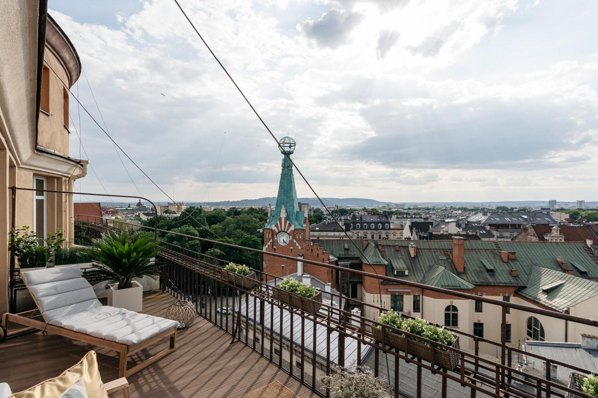 Апартаменты Penthouse Panorama - Loftaffair Краков Экстерьер фото